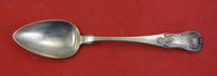 Kings by Bailey & Kitchen plain stem & back Coin Silver Dinner Spoon 8 7/8"