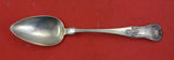 Kings by Bailey & Kitchen plain stem & back Coin Silver Dinner Spoon 8 7/8"