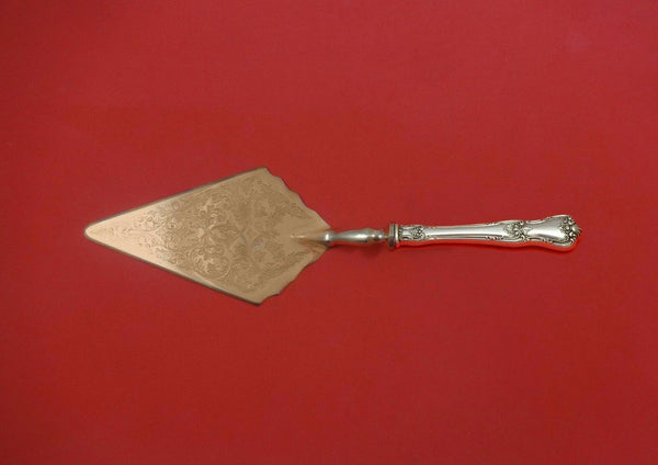 Memory Lane by Lunt Sterling Silver Pastry Server Fancy Vermeil HH Custom Made