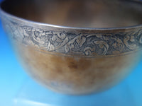Chinese by Unknown Sterling Silver Rice Bowl c.1900 3 1/2" x 6" 5.6 ozt. (#5509)