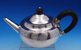 Winthrop by Tiffany and Co Sterling Silver Wood Tea Set 5pc (#9056) Beautiful!