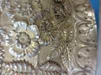 Baltimore Rose by Schofield Repousse Sterling Casserole Dish with 3D Lion #0102