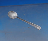 John and Priscilla by Westmorland Crystal Salt Dip w/Sterling Silver Spoon #8886