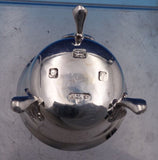 A. Chick and Sons Ltd English Estate Sterling Silver Tea Strainer 2pc (#8327)