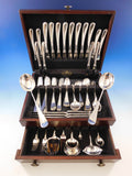 Classic by Michelsen Sterling Silver Flatware Set Service 82 pcs Modern Dinner
