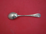 Pierced Handle by Tiffany Sterling Silver Ice Cream Spoon w/ bird foliage 6"