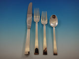 Continental by International Sterling Silver Flatware Set 8 Service 51 pcs Plain