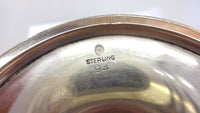 Blossom Sterling Silver Compote Raised Danish Jensen Style 3D Grape Motif #0082