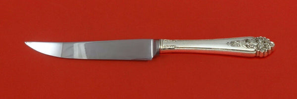 Queen's Lace by International Sterling Silver Steak Knife Serrated Custom 8 1/2"