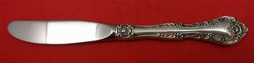 Alencon Lace by Gorham Sterling Silver Hollow Handle Butter Spreader 6 3/8"