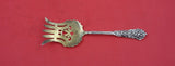 Trajan by Reed and Barton Sterling Silver Beef Fork Gold Washed Pierced 6 3/8"