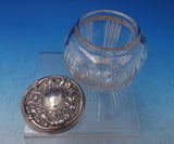 Art Nouveau Sterling Silver and Cut Crystal Dresser Jar Circa 1900 (#7247)