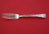 Lap Over Edge Acid Etched by Tiffany Sterling Dessert Junior Fork 6 1/4" Leaves