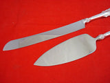 Your Choice! Sterling Silver Wedding Cake Knife & Server Set 2pc Gift