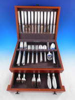 Triade by Christofle France Silverplated Flatware Set 12 Service 96 pcs Dinner