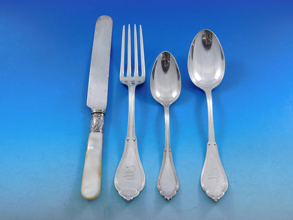 Gothic by Vanderslice Sterling Silver Flatware Set 43 pieces California