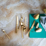 Copenhagen Matte Gold by Georg Jensen Stainless Steel Place Setting 4 pcs - NOS