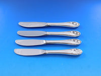 Lily of the Valley Gorham Sterling Silver Butter Spreader HH Modern Set 12 pcs