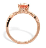14k Rose Gold 1.37 Carat Genuine Natural Oregon Sunstone Ring 7.75 (#J7554)