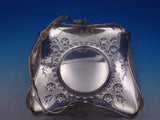 Woodside Sterling Silver Petit Four Basket with swing handle Pierced 9"  (#7317)