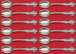 Debussy by Towle Sterling Silver Ice Cream Dessert Fork Custom Set 12pcs 6"