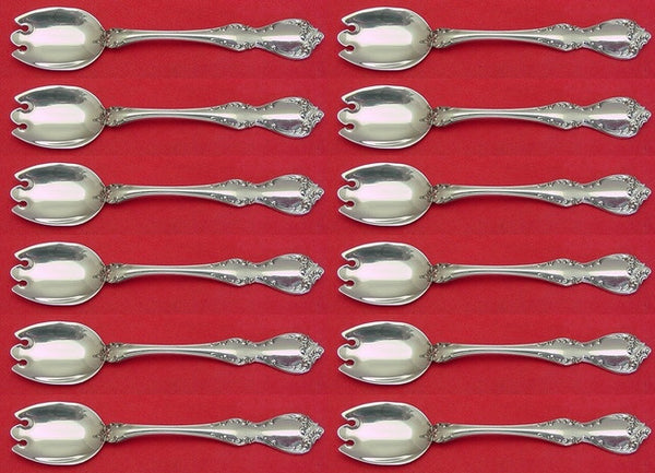 Debussy by Towle Sterling Silver Ice Cream Dessert Fork Custom Set 12pcs 6"