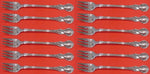 French Provincial by Towle Sterling Silver Cocktail Fork Set 12 pieces 5 5/8"