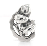 Sterling Kalo Oak Leaf and Acorn Earrings Handwrought by Bjarne Axness (#J6838)