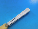Lap Over Edge Acid Etched by Tiffany Sterling Dessert Knife GW HHAS w/ Pears