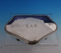 Watson and Hull English Sterling Silver Jewelry Box with Liner Footed (#4368)