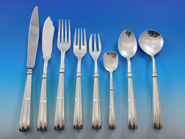 Monte Napleone by Calegaro Buccellati Italy Sterling Silver Flatware Set 118 pcs