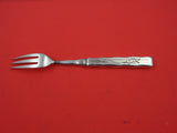 Lap Over Edge Acid Etched by Tiffany & Co Sterling Fruit Fork w/ flowers HHAS 7"