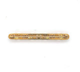 14k Yellow Gold Montana Sapphire and Pearl Bar Pin (#J5471)