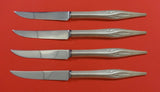 Dawn Mist by Wallace Sterling Silver Steak Knife Set 4pc HHWS  Custom 8 1/2"
