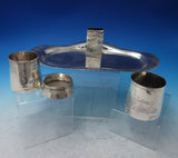 Arts and Crafts by Shiebler Sterling Silver Smoking Set 4pc #117B (#5902)