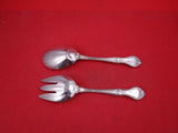 English Gadroon by Gorham Sterling Silver Salad Serving Set AS shell 8 3/4"