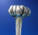 Black Starr Frost Sterling Silver Bud Vase Chrysanthemum Leaves #7384 (#5709)