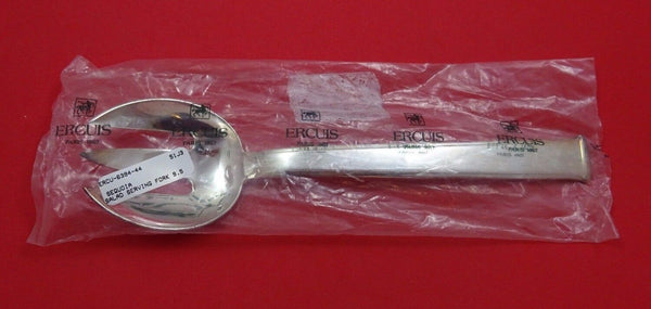 Sequoia by Ercuis French Sterling Silver Salad Serving Fork 9 1/4" New