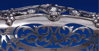Gorham Sterling Silver Centerpiece Bowl Footed Grapes Pierced c1905 A4698 #7819
