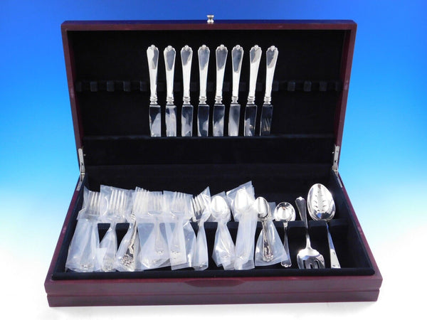 Lotus by Watson-Wallace Sterling Silver Flatware Service for 8 Set 36 pieces