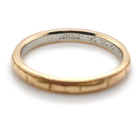 18k Yellow Gold Wedding Band Ring Dated 1931 Size 5.75 Jewelry (#J7279)