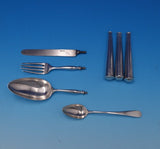 Austrian .812 Silver Traveling Set 6pc in Fitted Leatherette Case (#7566)