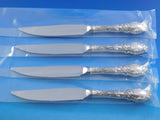 Virginiana by Gorham Sterling Silver Steak Knife Set 4pc HHWS Custom 8 1/2"
