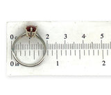 18k White Gold 1.97 Carat Genuine Natural Spessartine Garnet Ring 5 3/4 (#J7567)