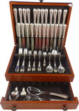 Giorgio by Italy 800 Silver Flatware Dinner Set For 12 Service 76 Pieces