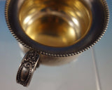 Hyperion by Whiting Sterling Silver Sugar Bowl Gold Washed #5937 (#1618)