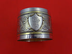 Japanese by Gorham Whiting Sterling Silver Napkin Ring Orig 1 7/8" Bird GW Bands