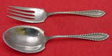 Godroon by Towle Sterling Silver Salad Serving Set All Sterling 8 1/2"