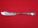 Violet by Wallace Sterling Silver Master Butter Flat Handle Large 7 5/8"