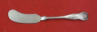 Kings by Bailey & Kitchen plain stem & back Coin Silver Master Butter FH 7 1/2"